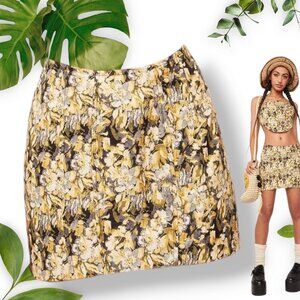 NWT Lioness Venetian Brocade Mini Skirt, sz 4